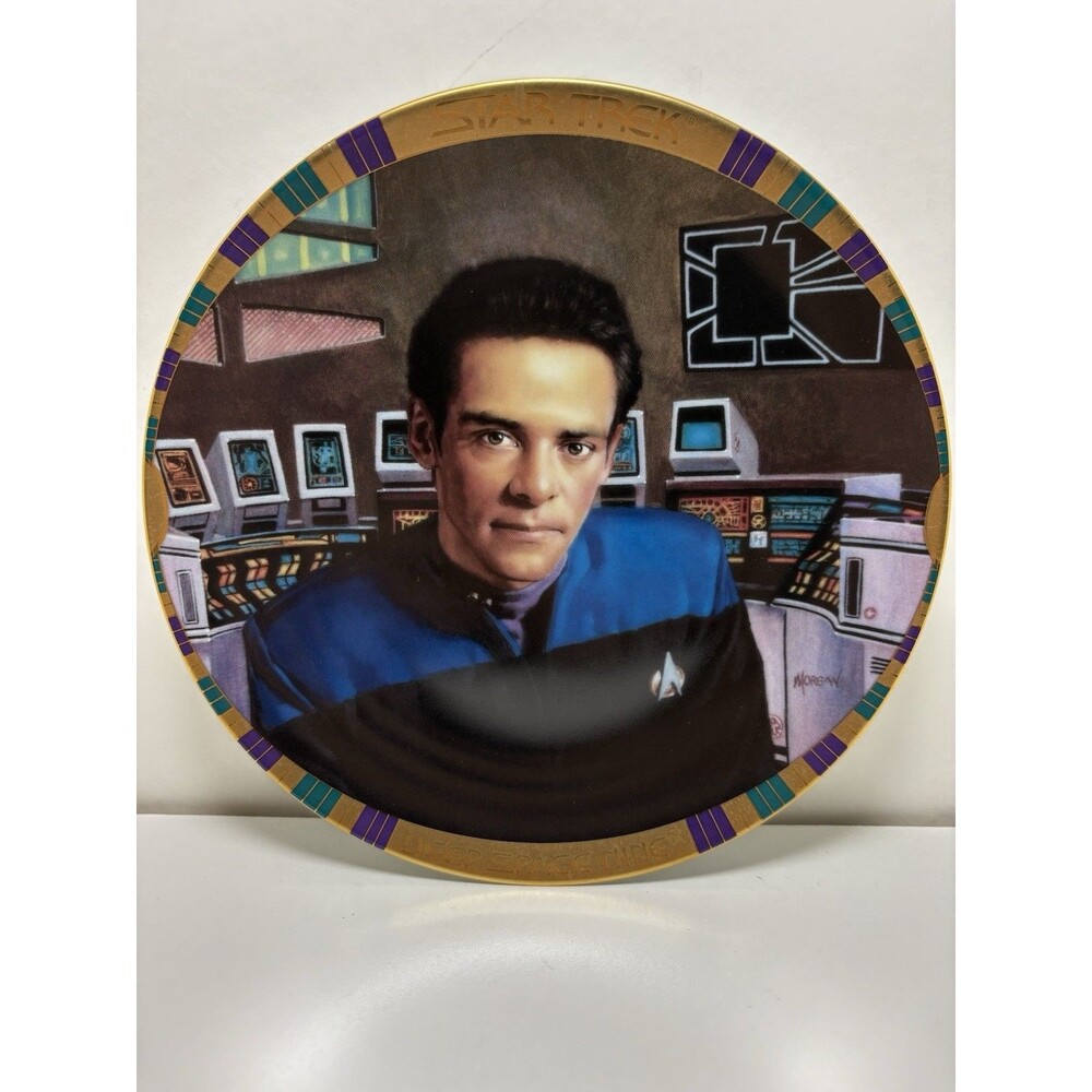 Star Trek Doctor Julian Bashir Signed Hamilton Collections Plate